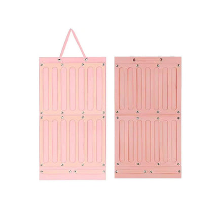 2PCS Pink Hair Accessories Holder Wall Rack for Hairbands Hairpins and Jewelry Storage