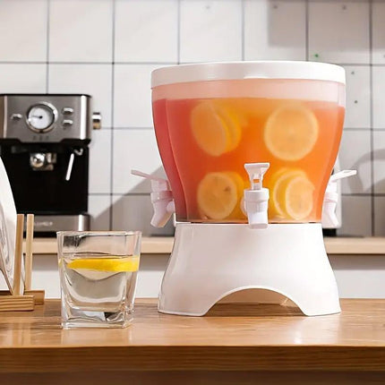 Jug With Tap Cold Water Container Lemonad Drink Dispenser for Refrigerator