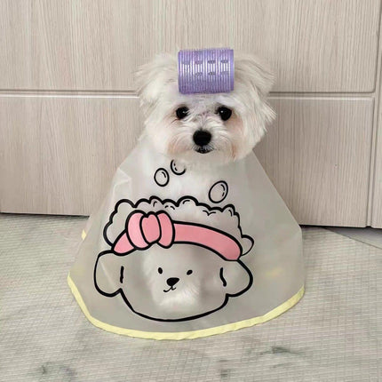 Pet Grooming Bathing Cloth Cleaning Coat Waterproof Cloak Cover for Dogs Cats