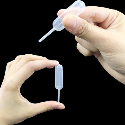 200pcs 4ml Plastic Pipette Dropper Syringe Liquid Measuring Dispensing Tools