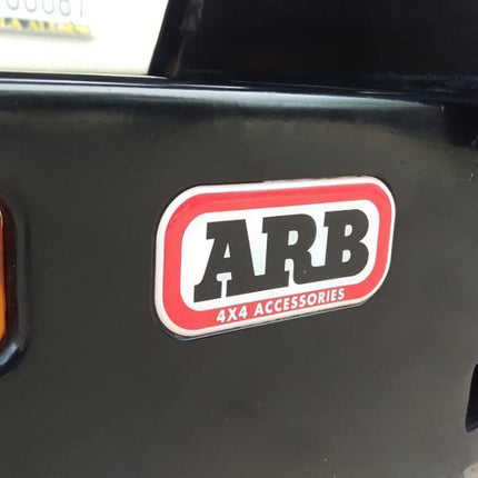 ARB Domed Decal Sticker Resin 100x44mm Deluxe Bullbar Roof Rack Nissan Toyota AU - Aimall