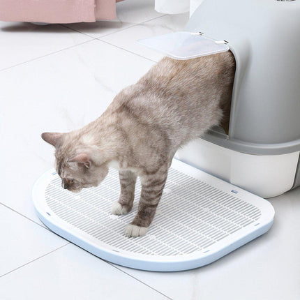 Anti Spill Cat Litter Mat Double Layer Pet Toilet Mat for Litter Box
