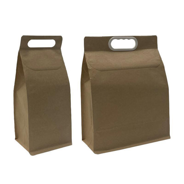 Kraft Paper Aluminum Foil Bags Tote Bags Milk Tea Takeaway Coffee Packaging Bags - Aimall