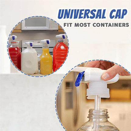 Magic Tap Automatic Electric Water Drink Milk Dispenser Beverage Spill Proof Blue - Aimall
