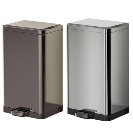 20L Rubbish Bin Foot Operated Household Trash Can with Lid Large Capacity