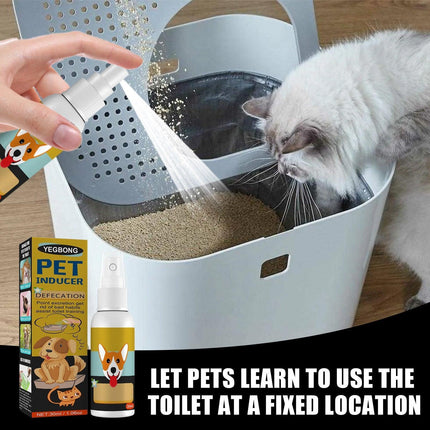 Pet Toilet Training Spray Inducer Dog Poops Cat Pee Urine Positioning Defecation - Aimall