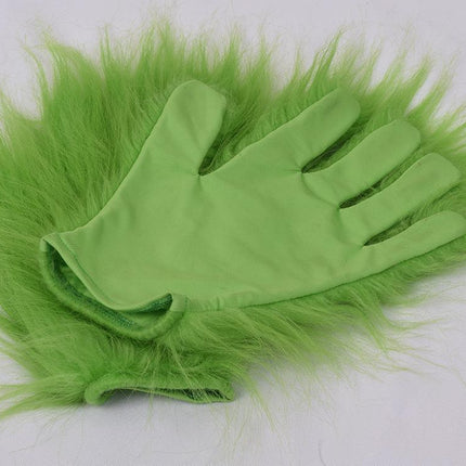 Christmas Thief Green Hair Monster Headgear
