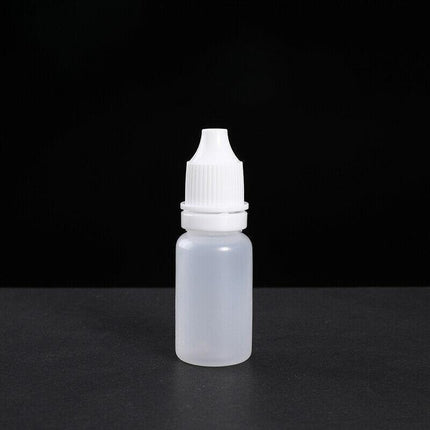 50x Clear Empty Plastic Dropper Bottle Squeezable Eye Drop Liquid Container 5ml - Aimall