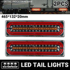Truck Trailer LED Tail Light Sequential Turn Signal Lamp for RV Decoration