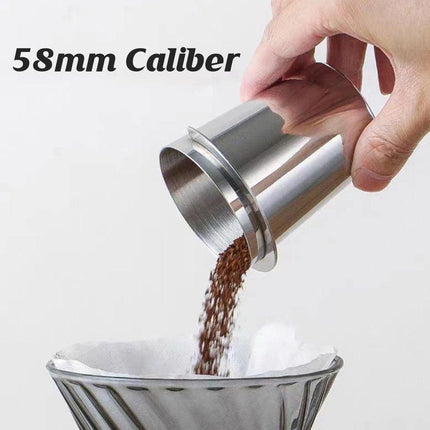 58mm Stainless Steel Coffee Catchers Coffee Maker Handle Accessories Durable Use