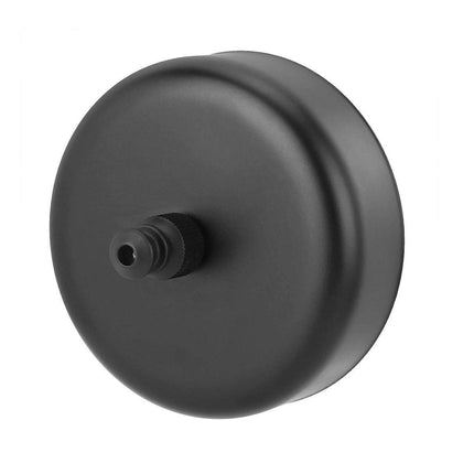 Black Round Wall Mounted Retractable Clothesline for Bathroom Balcony Hotel Use