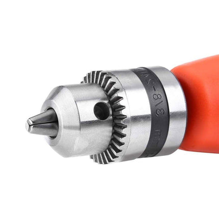 90° Degree Right Angle Drill Attachment 1/4" Drive Adapter with Chuck Key Tools - Aimall
