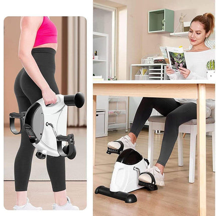 Mini Exercise Bike Pedal Exerciser for Seniors Rehabilitation Training Fitness