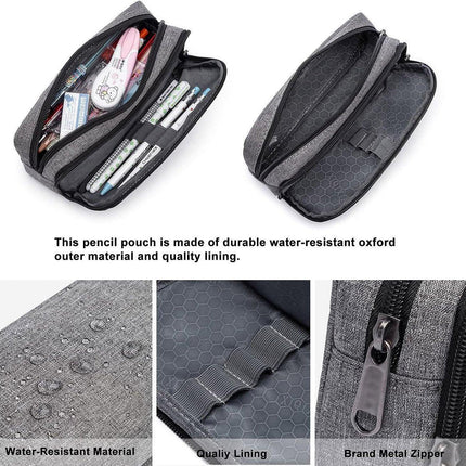 Large Capacity Pencil Case Double Layer for Primary School Students Creative Bag