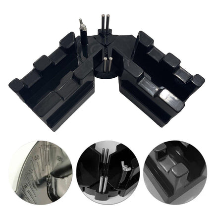 2-in-1 Bevel and Mitre Box Precision Cutting Tool with Scale for Accurate Angles