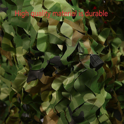 Outdoor Camouflage Mesh Sunscreen Shade Heat Insulation Leaf Decorative Fabrics