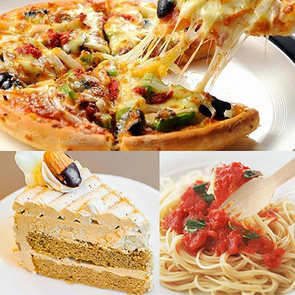 Eco-Friendly Wooden Cutlery Spoon Knives Fork Teaspoon utensils Party Home - Aimall