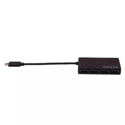 USB Type-C 3.0 4 Port Multi Extension HUB Expansion High Speed Silm - Aimall