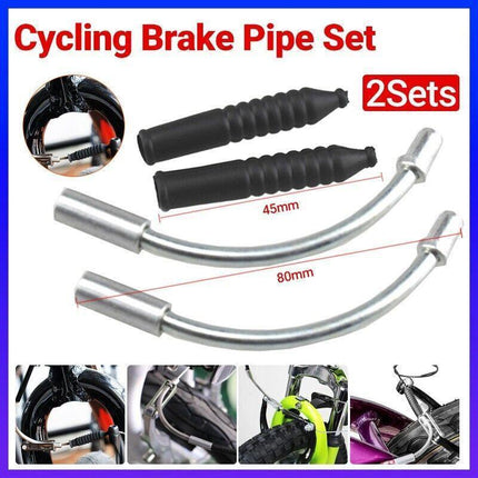 V-Brake Noodle Cable Guide +Boot -1 Pair -110 Degree - Mtb / Hybrid Bike Bicycle - Aimall