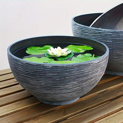 Ancient Fish Tank Lotus Flower Pot Water Lily Bowl Garden Decorative Planter