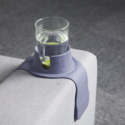 Couch Cup Holder Silicone Drink Coaster Tray Sofa Armrest Stand Car Cup Holder