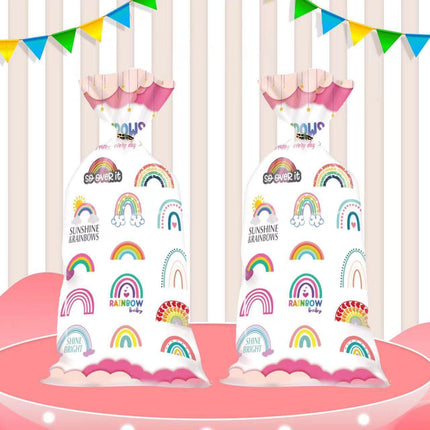 150PCS Rainbow Series Candy Bag Children's Birthday Party Gift Bag Christmas
