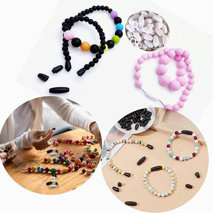 10-50X White Breakaway Plastic Clasp Clasps Silicone Bead Necklace Lanyard Safety Pop - Aimall