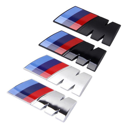 REPLACEMENT M SPORT LOGO BADGE STICKER TRUNK FITS BMW M, 3, 5, X Series - Aimall