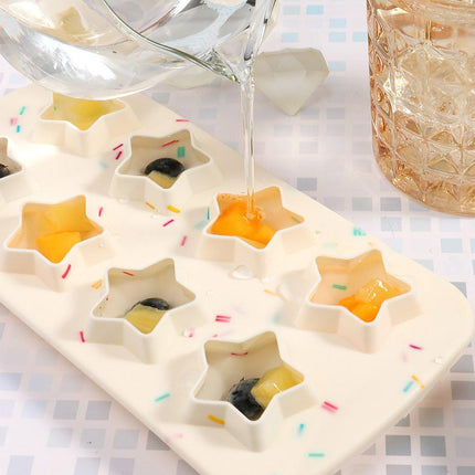 Silicone Ice Cream Mold Five-Star Chocolate Cookie Mold for Homemade Treats