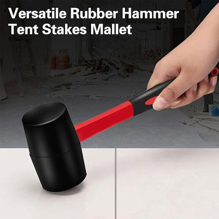 4Sizes Multifunctional Rubber Plastic Hammer Wood Floor Mallet Tool Small Hammer
