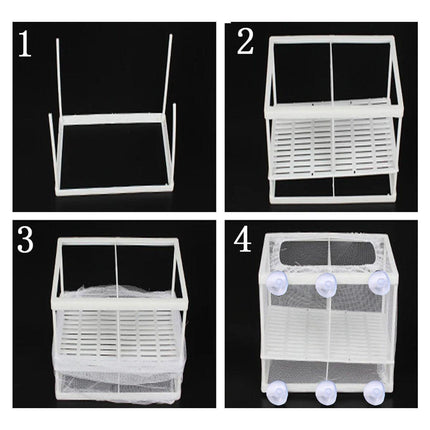 Guppy Fry Breeding Box Fish Tank Isolation Box Juvenile Fish Incubator Net