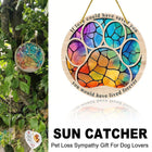 Pet Lover Gift Wall Hanging Wreath Decor Suncatcher for Bedroom Home Decoration