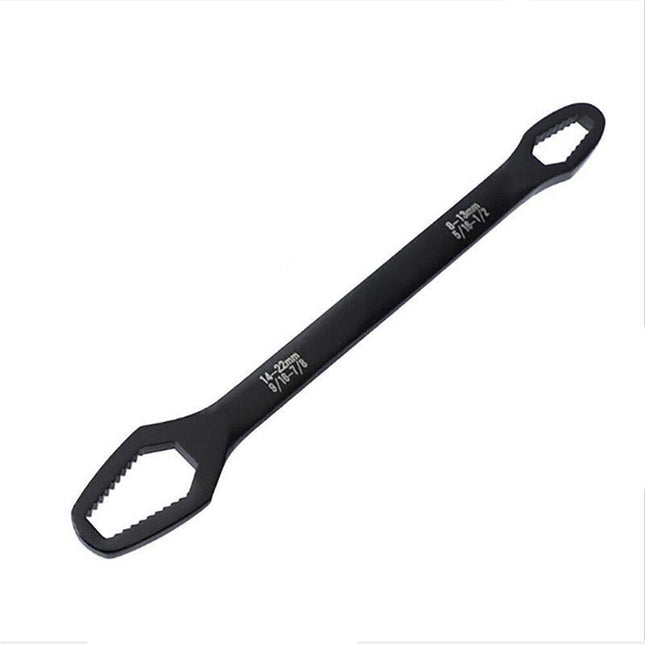 Universal Plum Screw Nuts Wrench 8-22mm Double Head Ratchet Spanner Repair Tools - Aimall