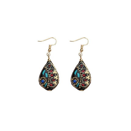 Retro Ethnic Style Earrings Fashion Jewelry for Women Bohemian Accessories