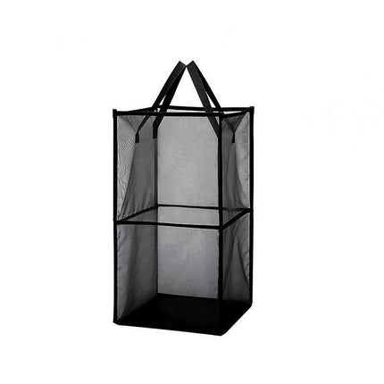 Foldable Laundry Washing Clothes Storage Bag Hamper Basket Bin Organiser - Aimall