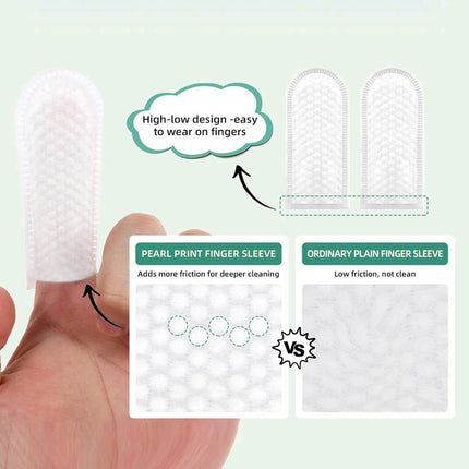 20pcs Pet Tooth Cleaning Finger Set Tartar Remover for Cats Dogs Oral Care Tool