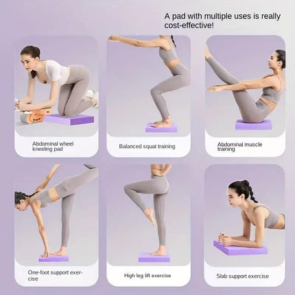 Balance Mat Non Slip Yoga Fitness Mat Flat Support for Home Workout Exercises