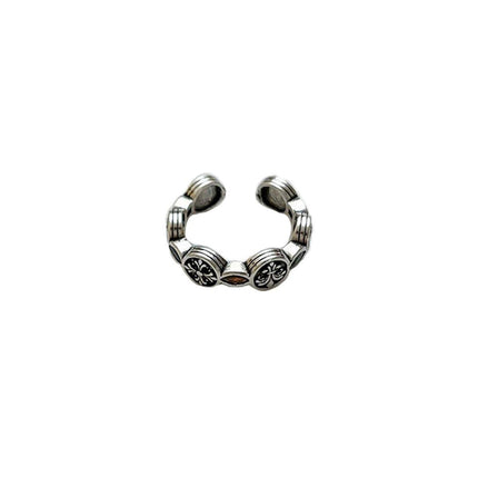 Non-Fading Hip Hop Open Ring for Girls Stylish Adjustable Fashion Jewelry