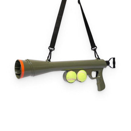 Interactive Pet Tennis Ball Launcher Toy for Training and Play Supplies Fun