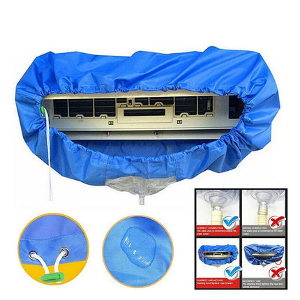 Air Conditioner Cleaning Covers Dust Washing Clean Protectors Bags Waterproof - Aimall