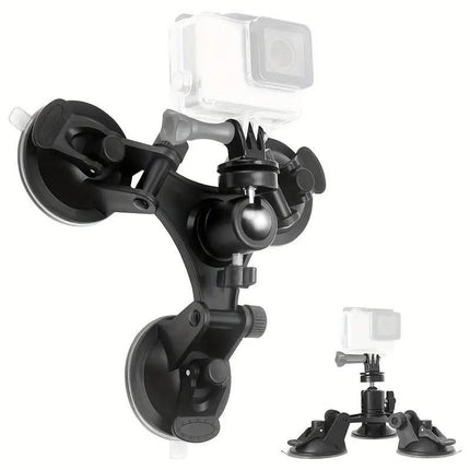 Sports Camera Accessories Three Legged Car Suction Cups Mounting Tool for Camera