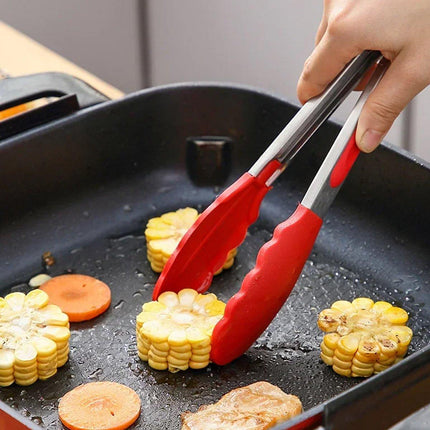 5pcs Kitchen Food Clamps Scalding Resistant Barbecue Tongs Cooking Clamp Set