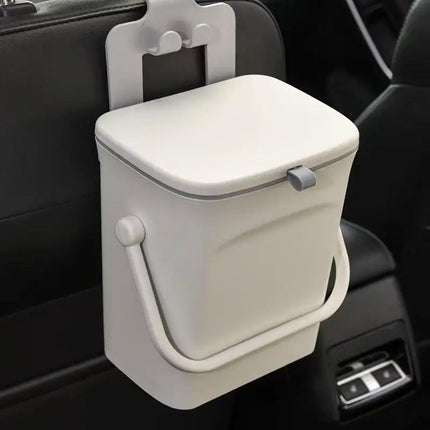 Car Waste Bin Wall Mounted In-Car Garbage Organiser Vehicle Trash Can Holder