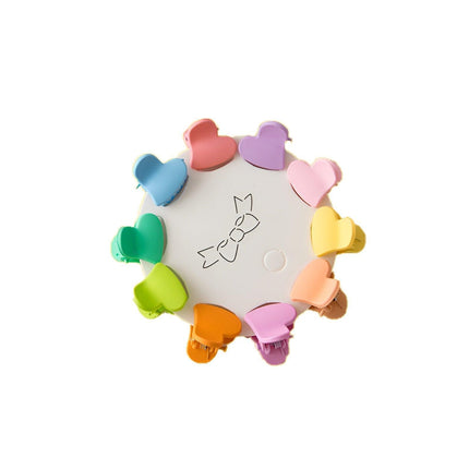 10Pcs Mini Hair Clips Girls Hairpin Clamps Plastic Claws Mix Colour Ladies Kids - Aimall