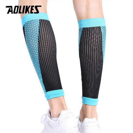 AOLIKES M Size Compression Calf Sleeve Leg Brace Support Pain Relief Gym Running - Aimall
