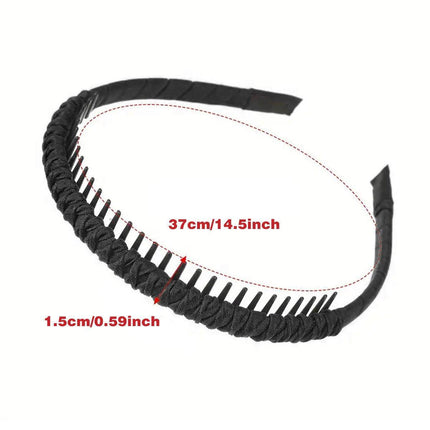 4pcs Headband with Teeth Non Slip Hairband for Women Hair Accessories Holder
