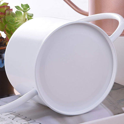 Large Capacity Metal Watering Kettle Retro Garden Spray Pot with Long Spout