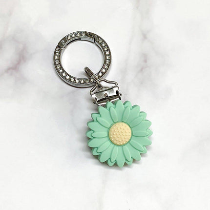 Silicone Daisy Flower Sunflower Brim Clip Anti-Slip Chrysanthemum Cap Holder