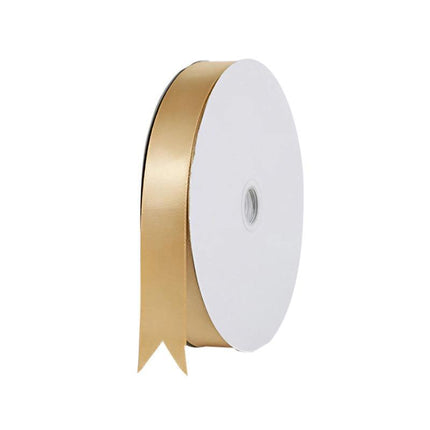 5/10PCS Thin Gift Wrapping Gold Ribbon Champagne Fabric Ribbons For Crafts - Aimall