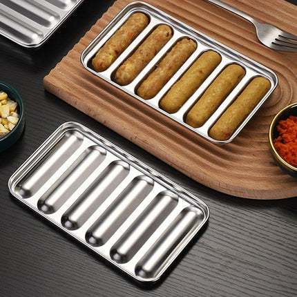 2PCS Stainless Steel Sausage Molds DIY Meat Ham Maker for Baby Food Tool
